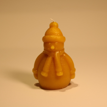 Kerze Schneemann